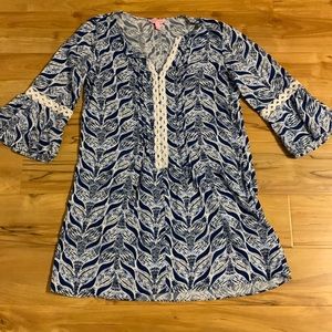 Lilly Pulitzer blue & white dress